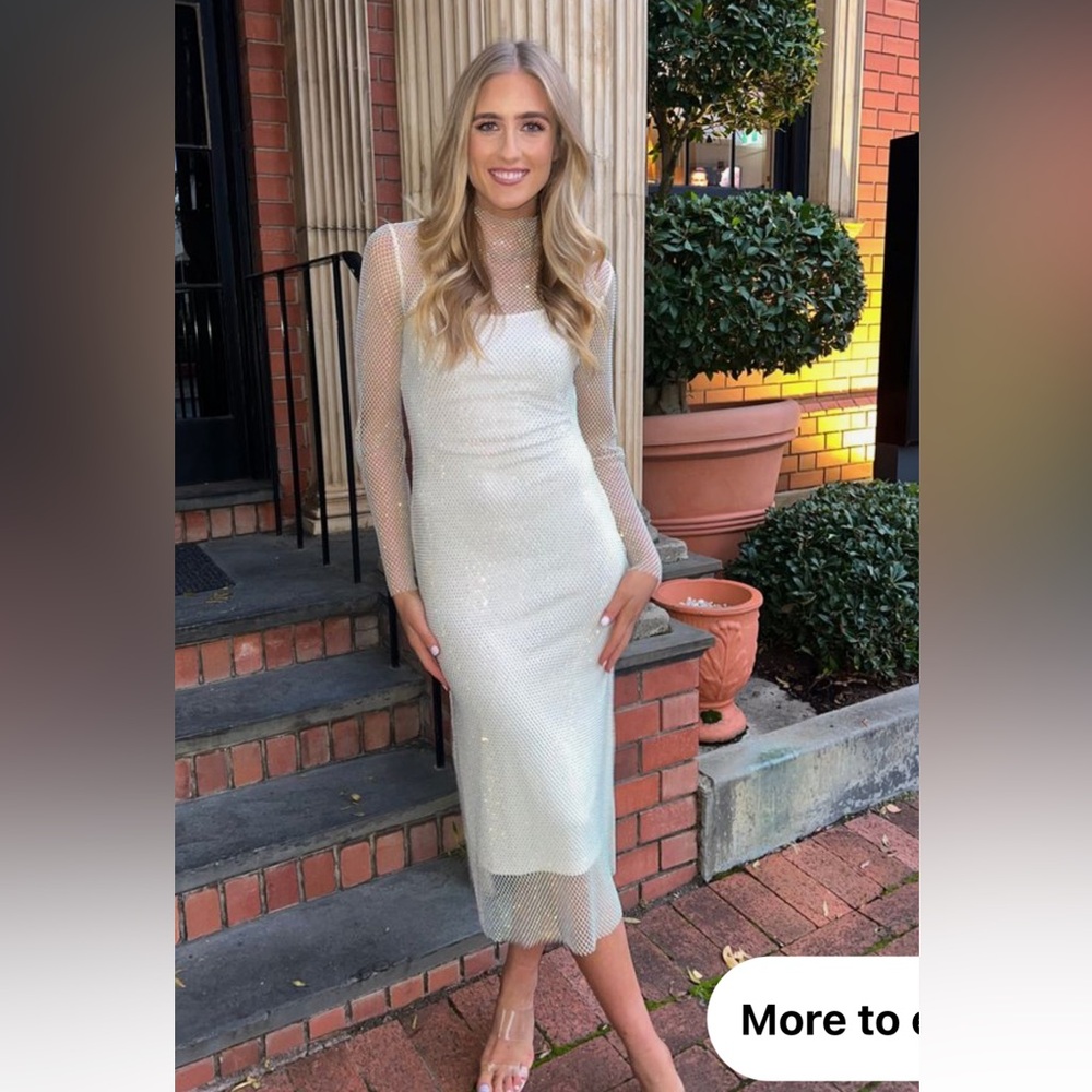 C/MEO Collective - Love Language Midi Dress - Ivory